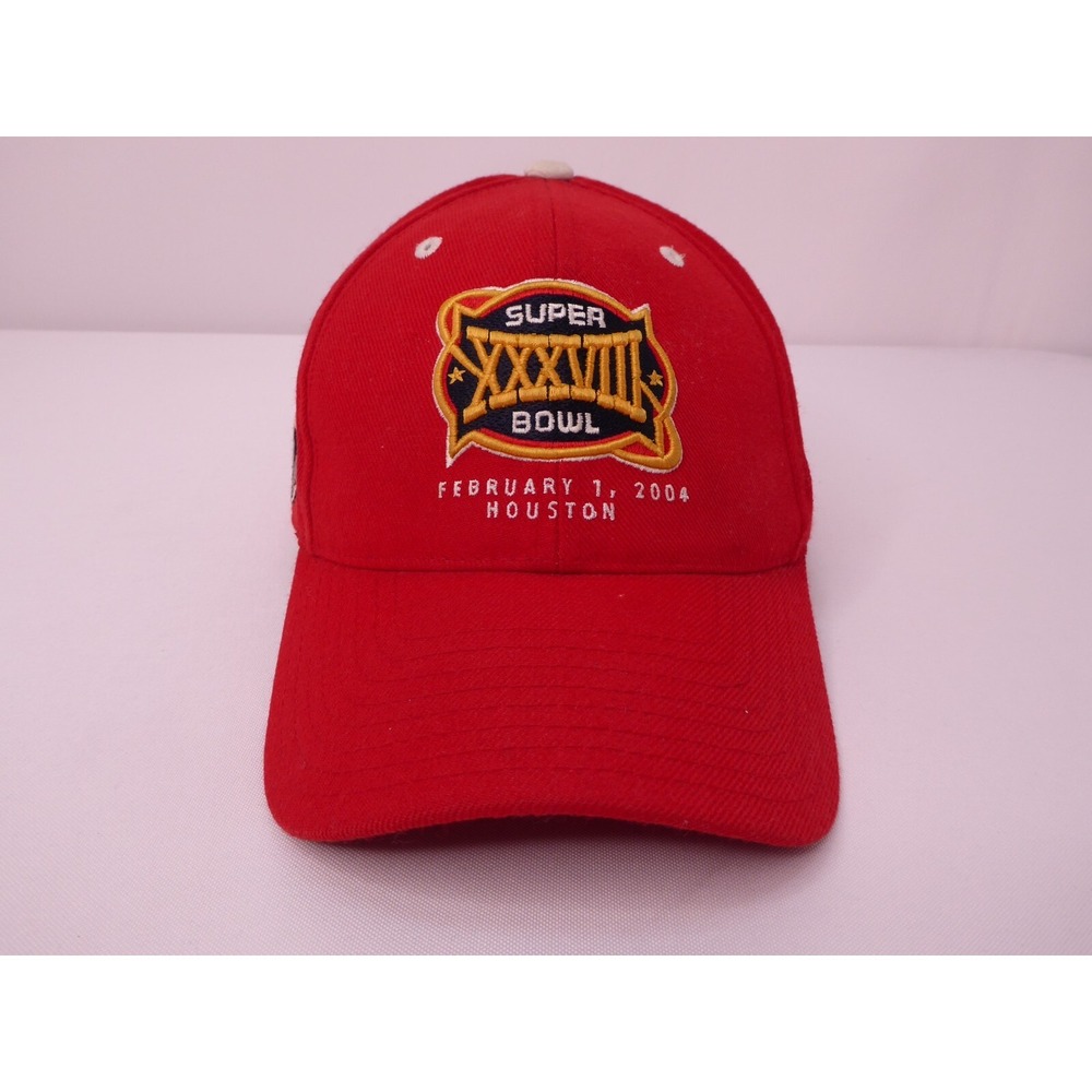 Reebok NFL New England Patriots Super Bowl XXXVIII Red Hat Cap